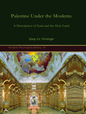cover image of Palestine under the Moslems
